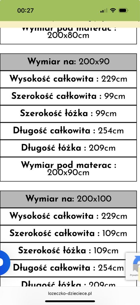 Lożko pietrowe domek