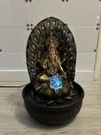 FONTE GANESHA dourada com bola