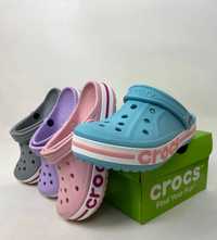 Женские Crocs кроксы большие размеры сабо обувь для пляжа на лето