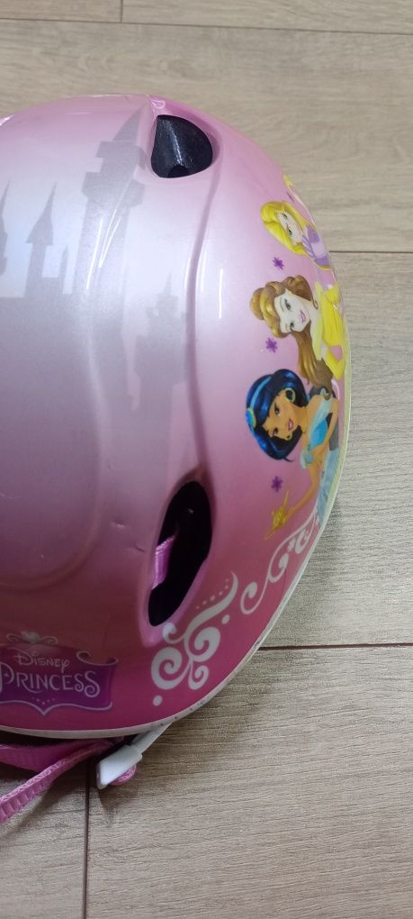 Disney Princess Kask bezpieczeństwa dla dziewcząt, 48-54 cm