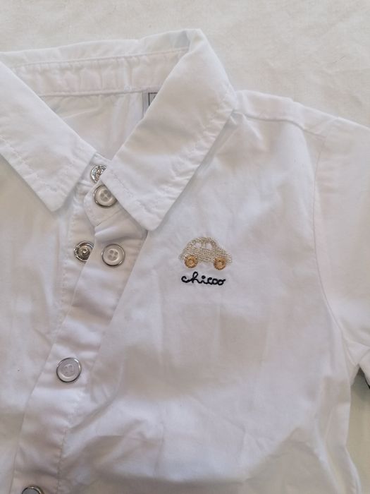 Camisa de Manga Curta de Bebé Menino