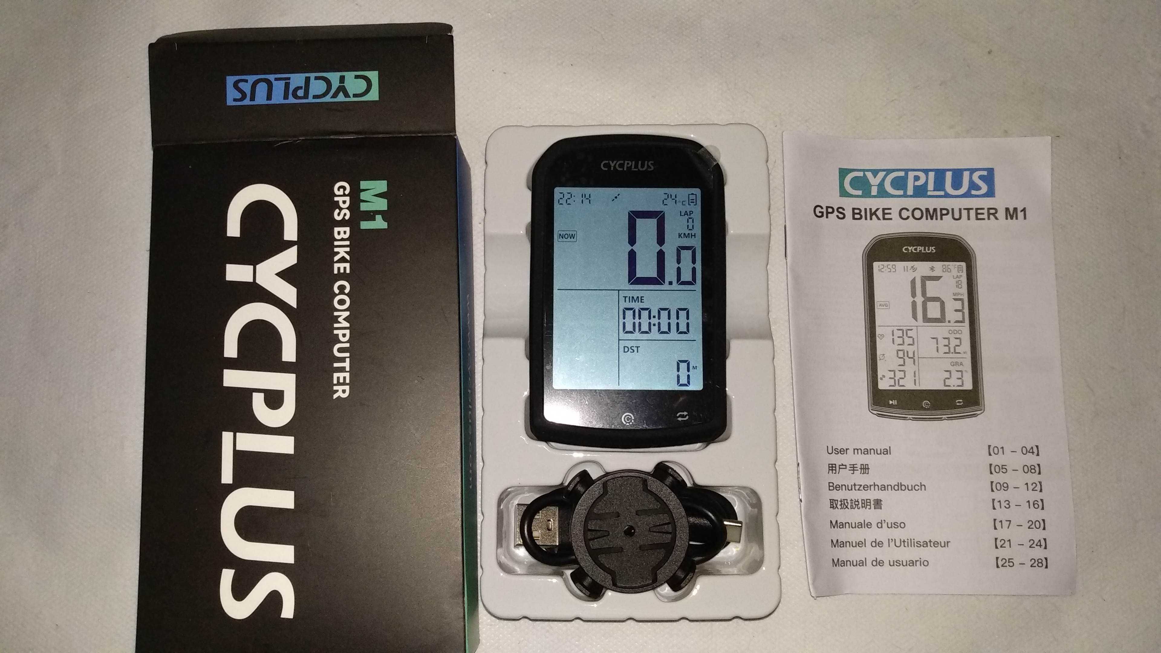 Велокомпьютер беспроводной. GPS. Cycplus.