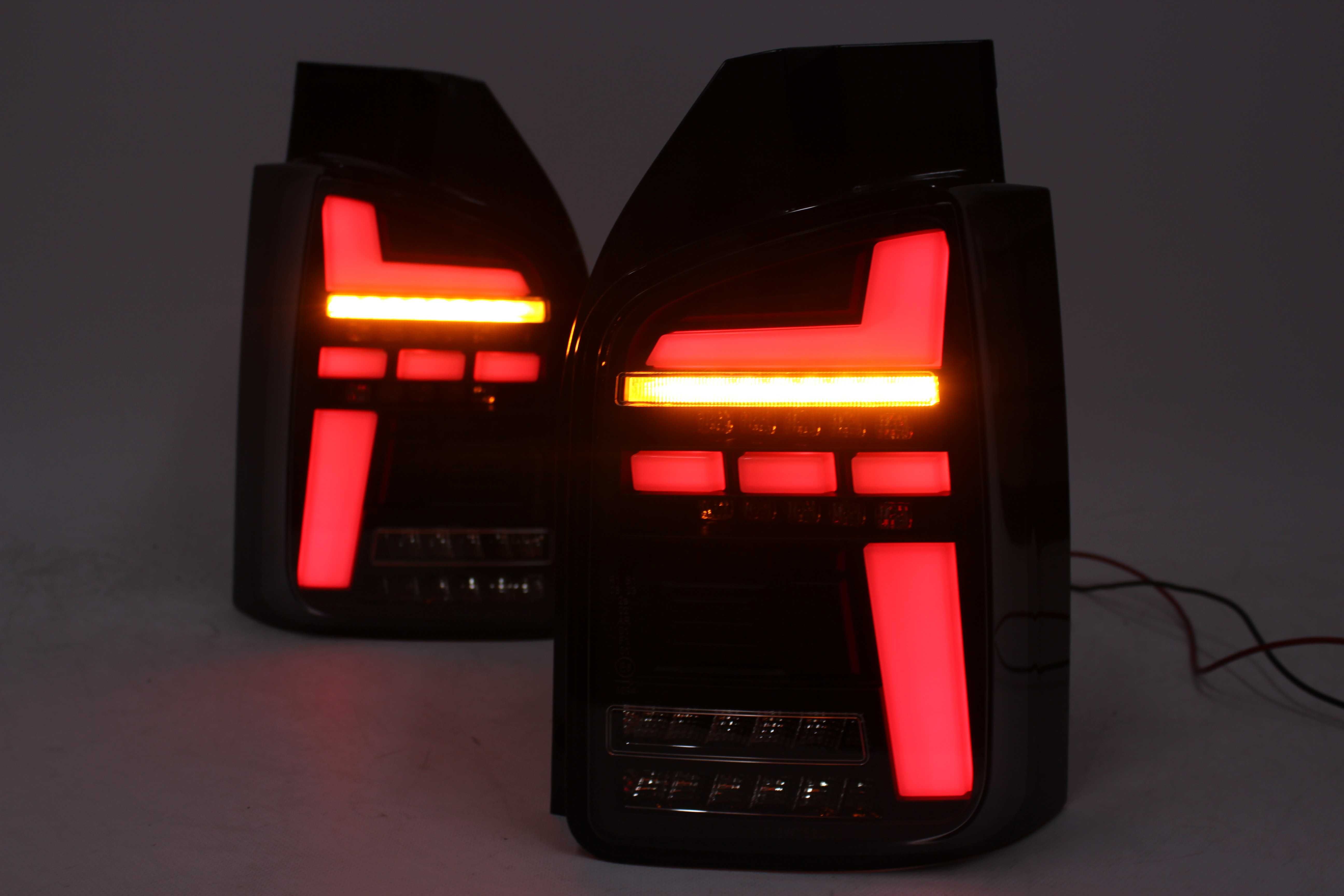 Lampy tylne tył VW T6 15-19 Transporter Drzwi NEON LED BAR Black NOWE