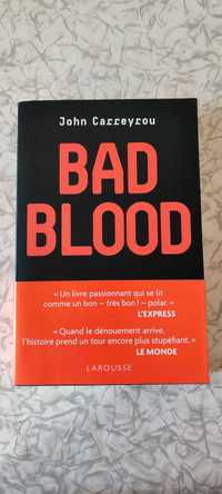 Книга "Bad Blood" - John Carreyrou - Fr. Франц.