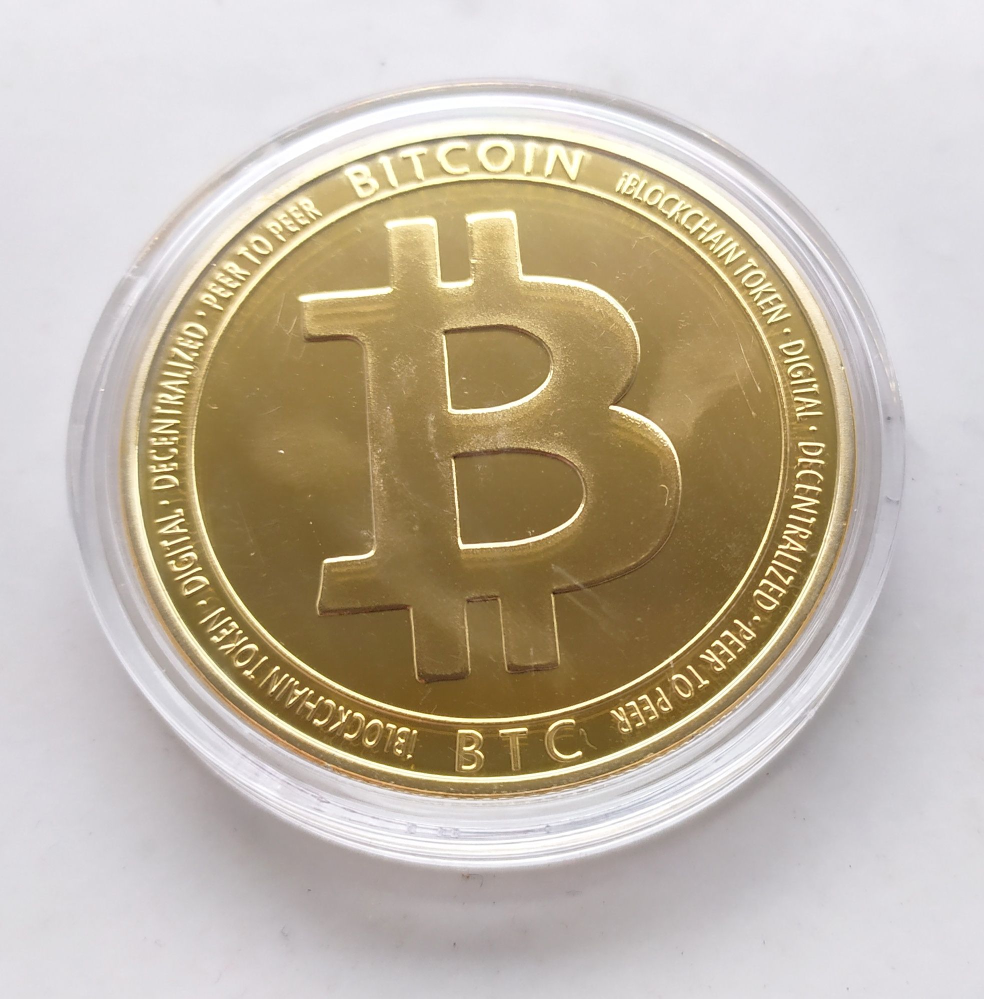 Биткоин Bitcoin сувенирная монета