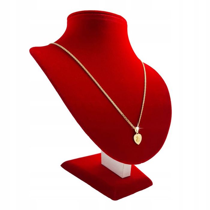 Prezent Chrzest Dla Dziewczynki Piękny Złoty Naszyjnik Bismark + Dedyk