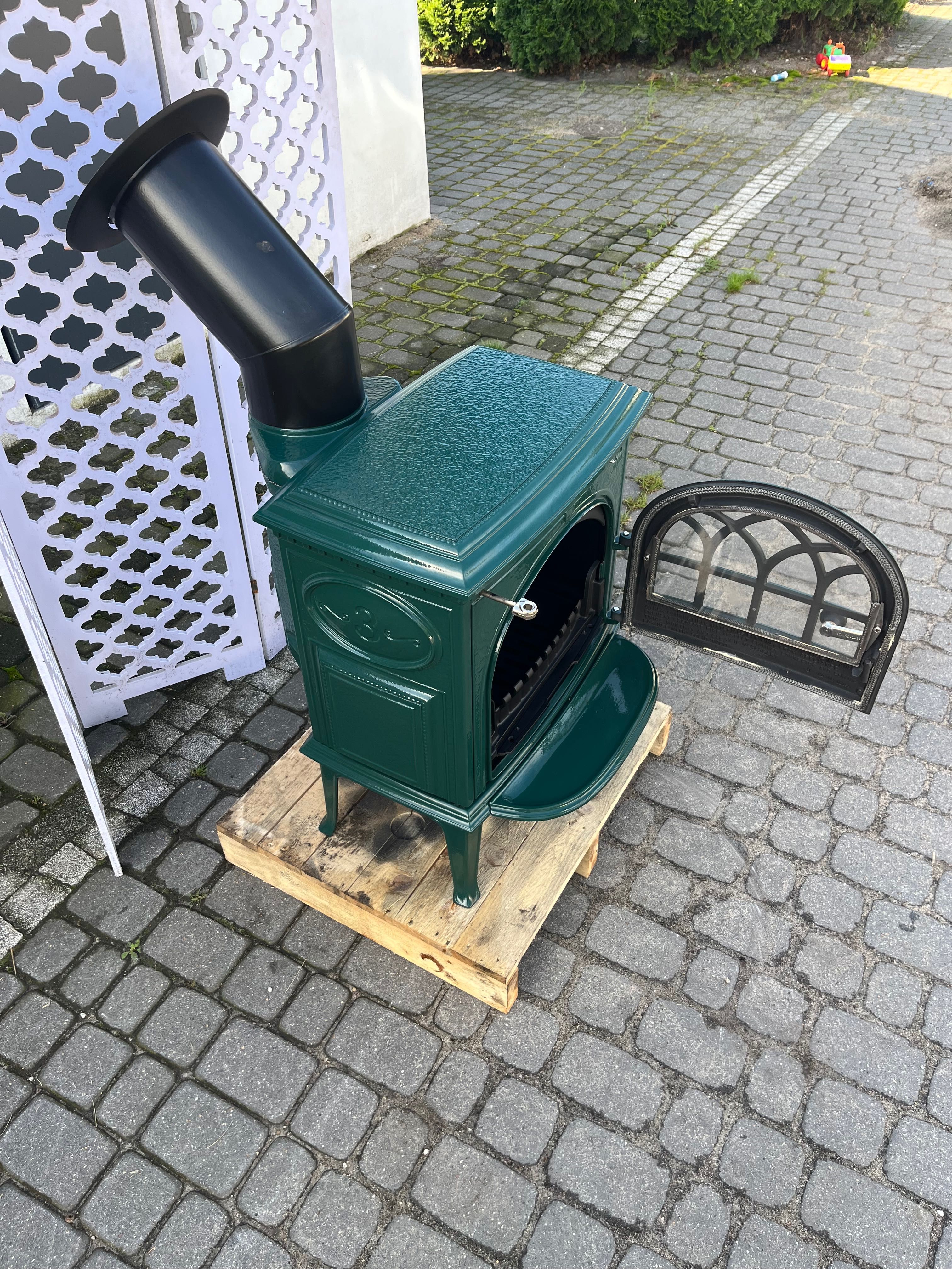 Piec Koza Jotul3 zielona emalia