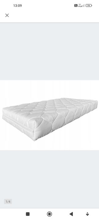 Materac piankowy z kokosem 80x160