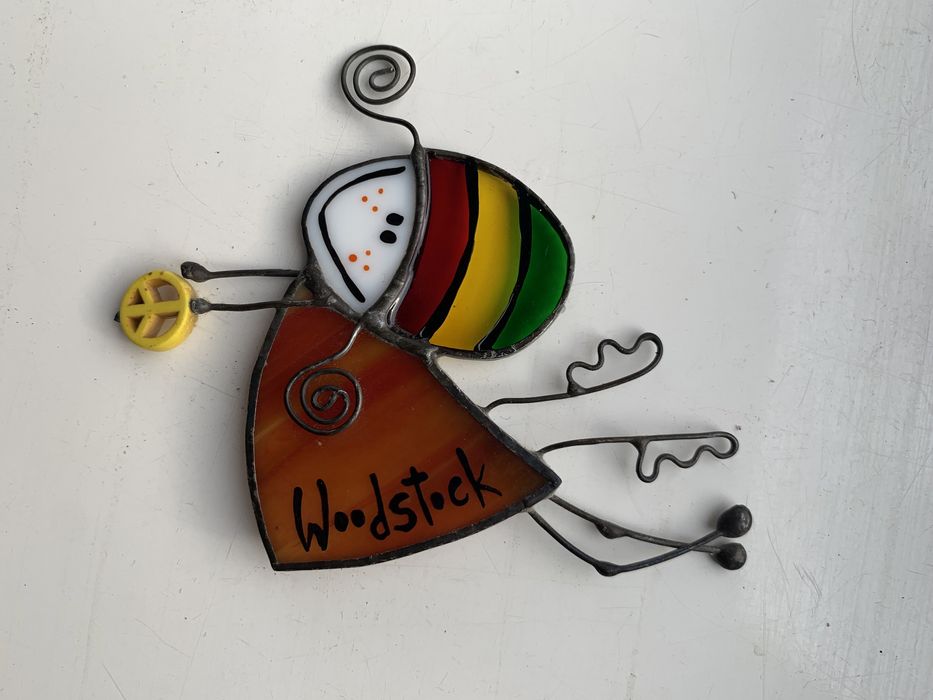 Witraż Woodstock recznie robiony przez Owsiaka 2015