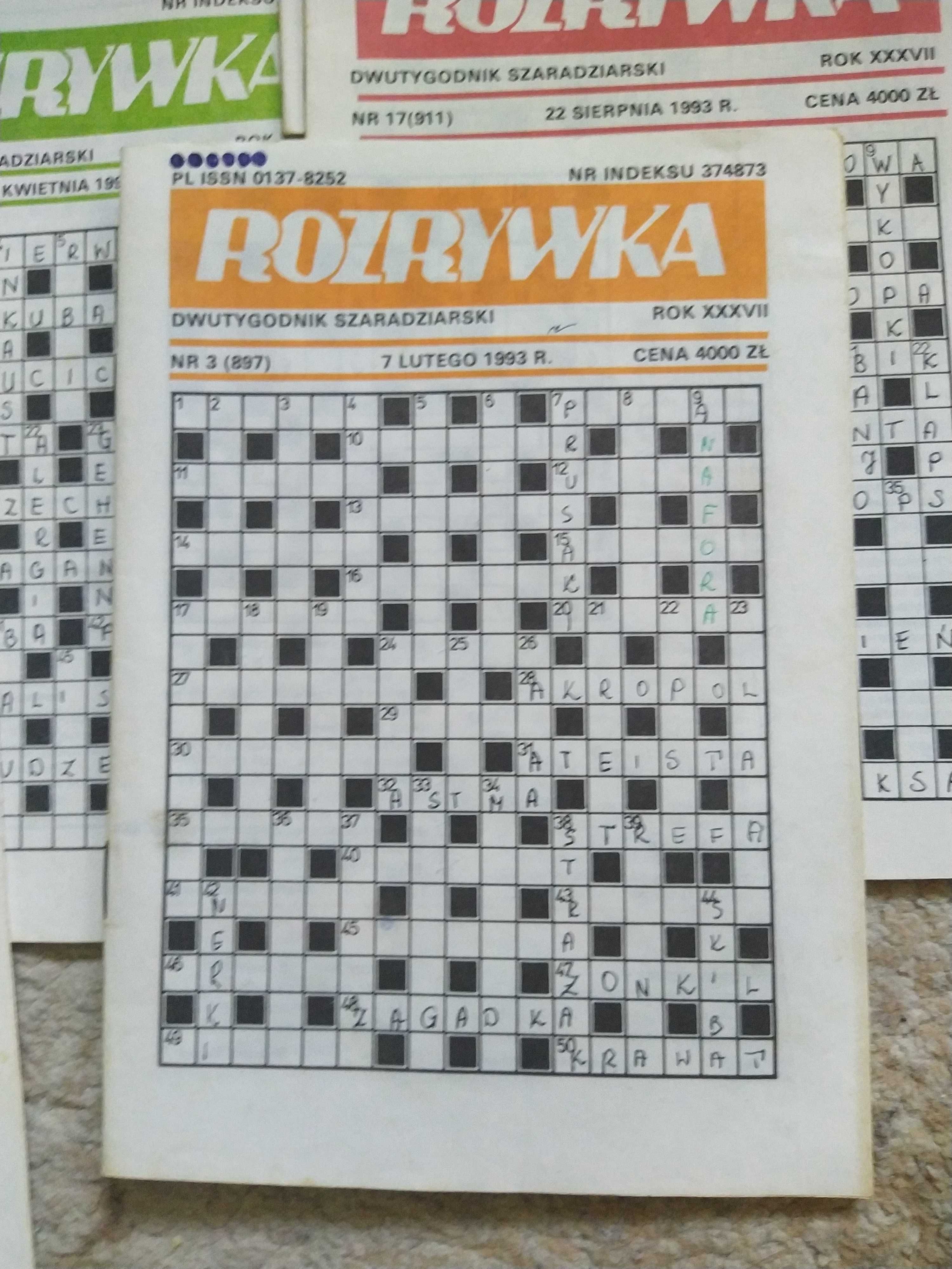 Archiwalna Rozrywka dwutygodnik 1993 rok