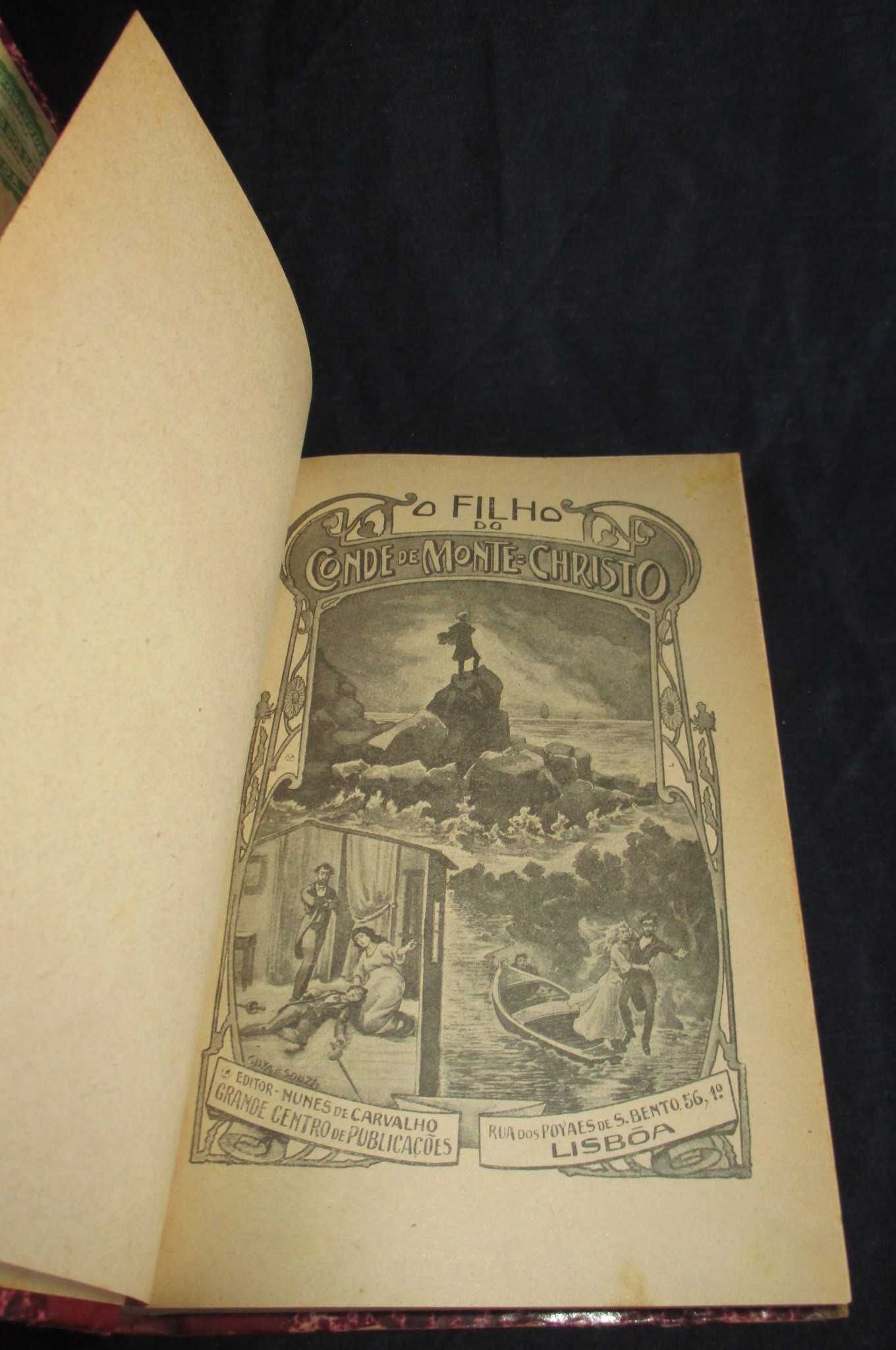 Livro O Filho do Conde de Monte-Cristo Jules Lermina 2 Volumes