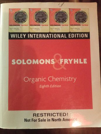 Organich Chemistry 8th Edition Solomons & Fryhle