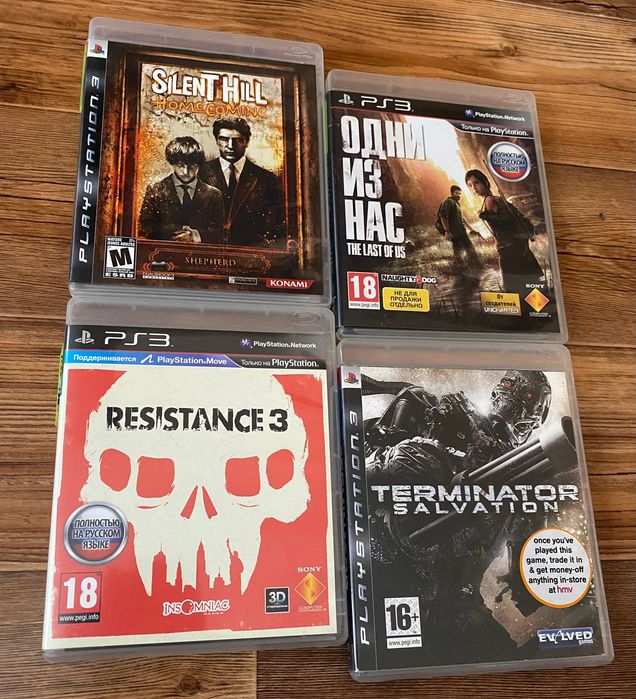 Sony PlayStation 3: Silent Hill, GTA, Heavy Rain, Dead Space, Rage.