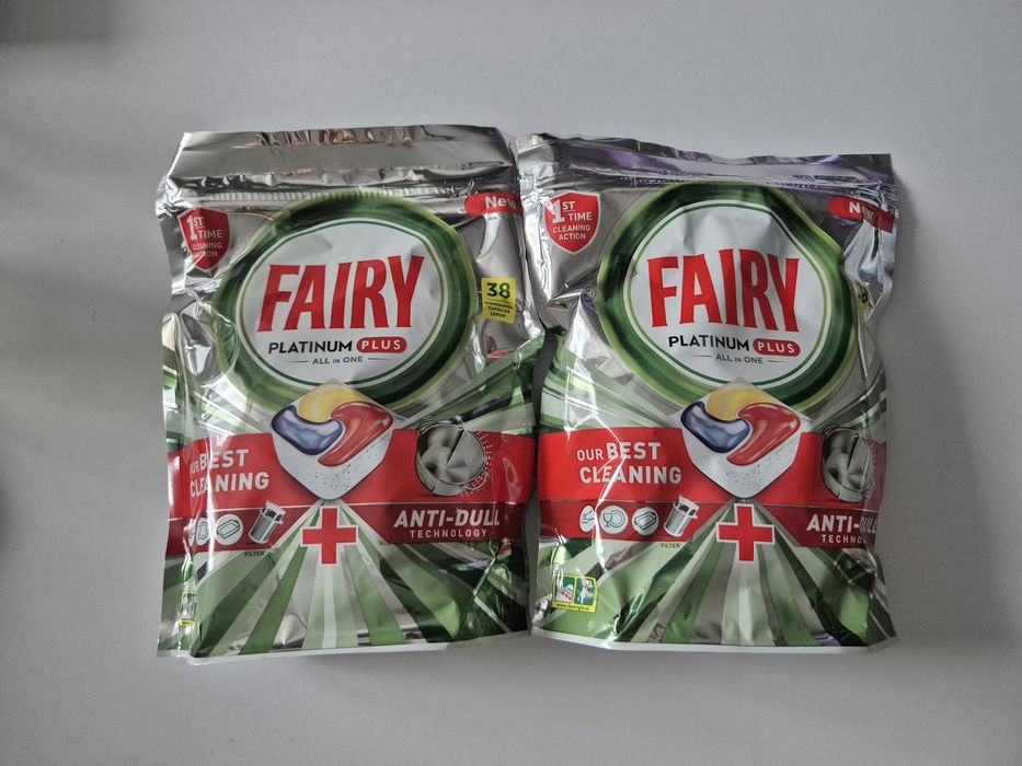 Kapsułki Fairy Platinum plus 38 szt. x2