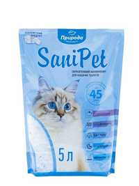 Наполнитель Sani Pet силикагелиевый для туалета для кошек 7,6л