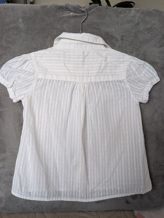 Koszula biała dla dziewczynki rozm 122