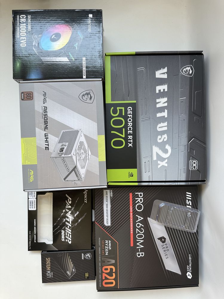 ‼️Ігровий пк rtx5070 ryzen 5 8400f ddr5 32 gb озу ssd m2