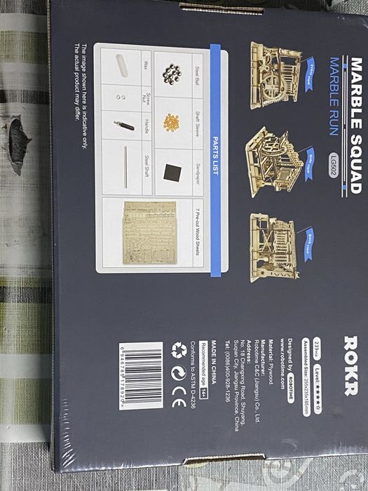 Jogo da Marble Squad , kit de construçao para crianças e adolescentes