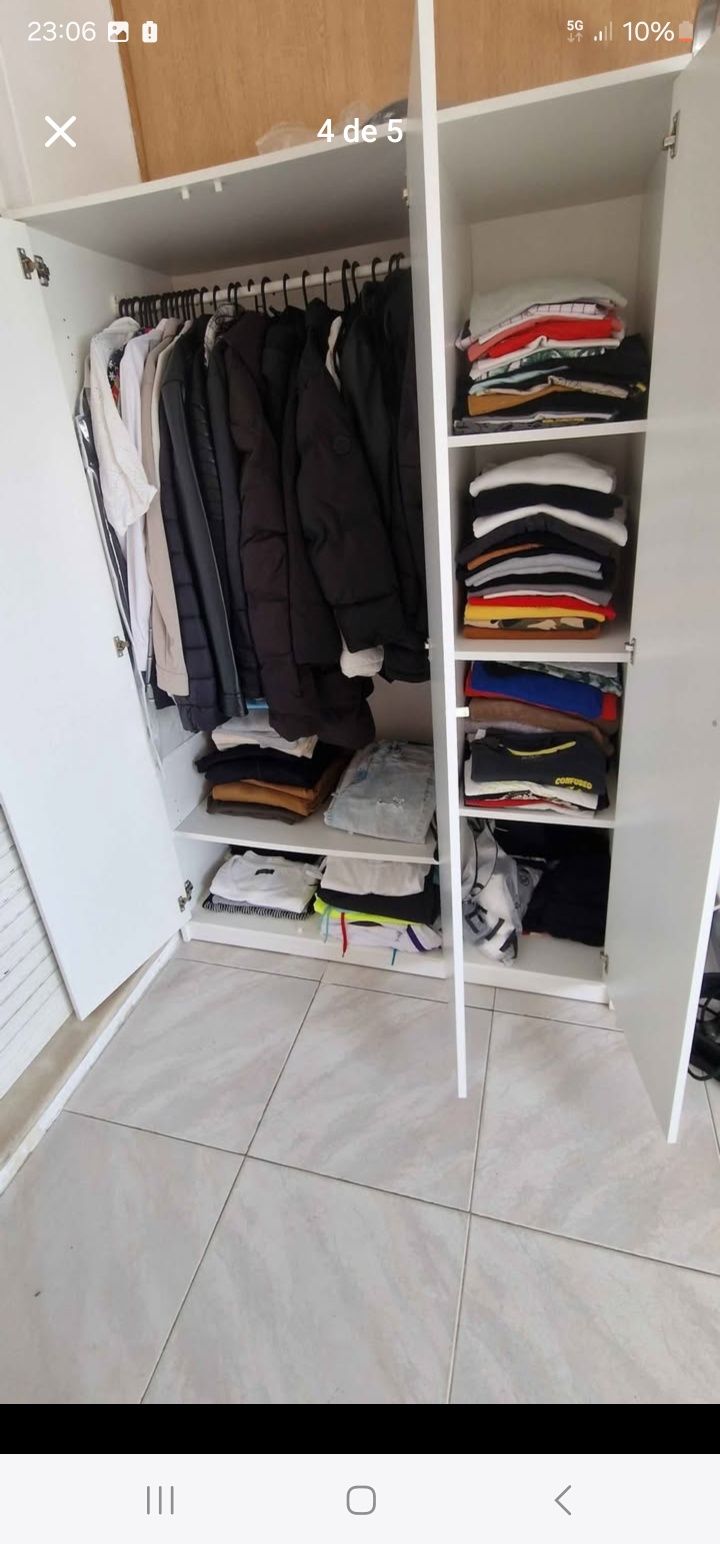 Roupeiro ikea branco