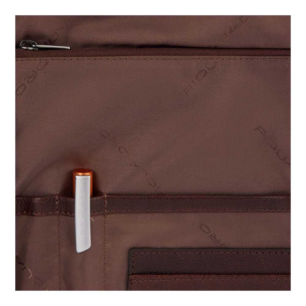 Чоловіча шкіряна сумка Piquadro Paavo Dark Brown CA5937S122TM коричнев