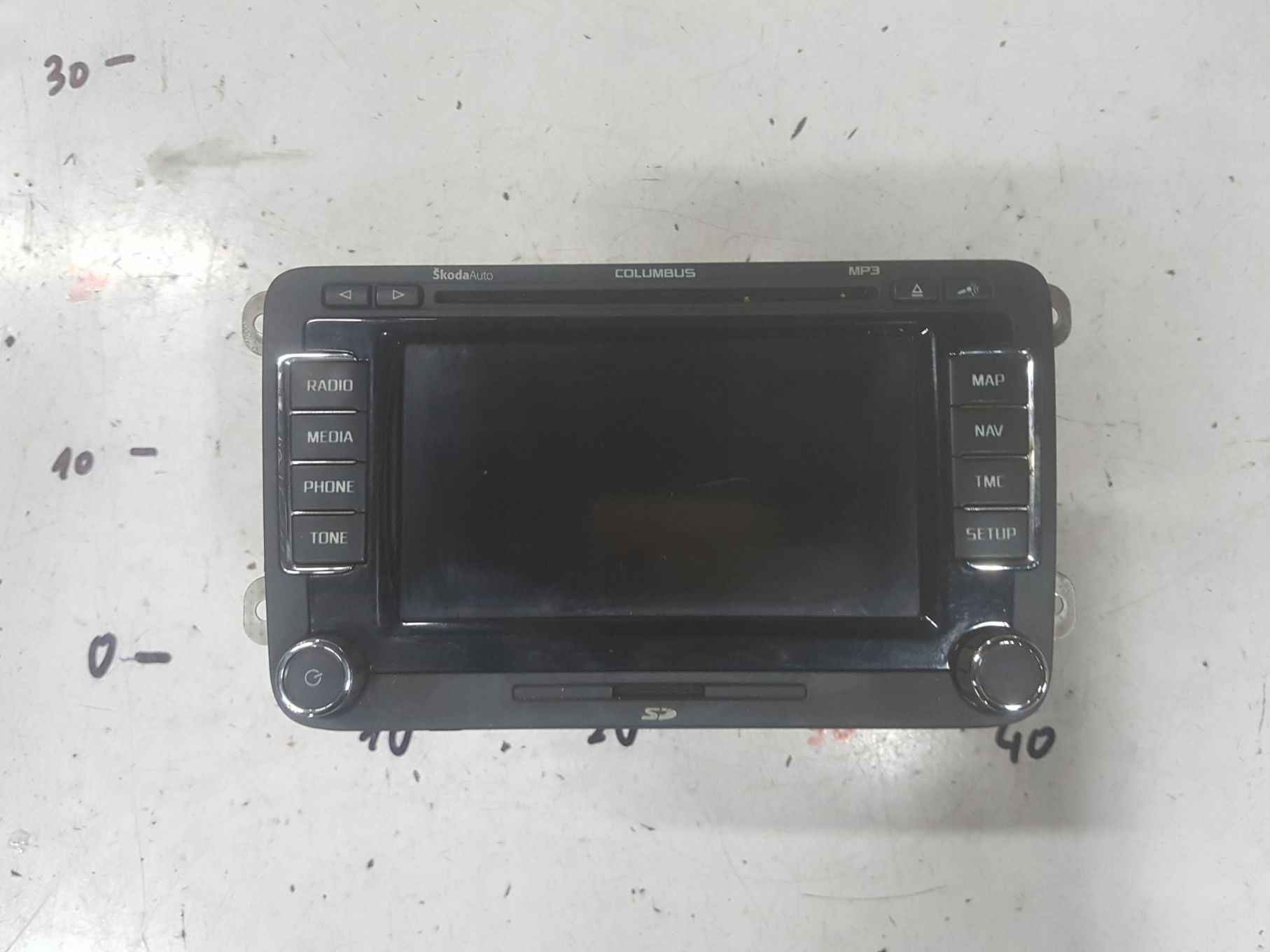 SKODA SUPERB 2 II 08-13r RADIO NAWIGACJA