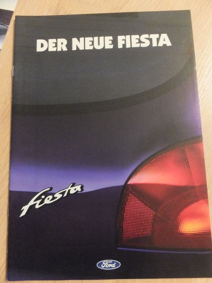 Prospekt Ford Fiesta 95r DE- przy zakupie innych 3 szt gratis