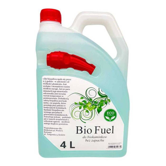 Биотопливо BioFuel без запаха 4 л с лейкой