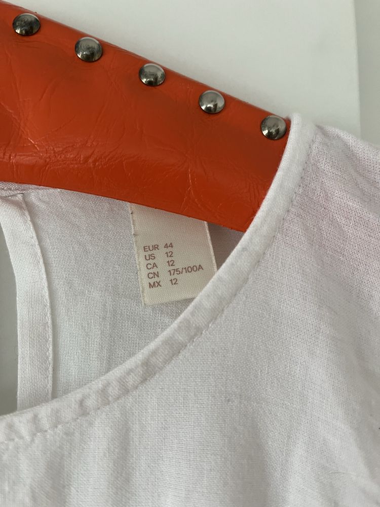 Sukienka biała koronka urocza H&M L XL xxl