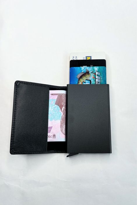 Металевий тримач для банківських карт, картхолдер EDC