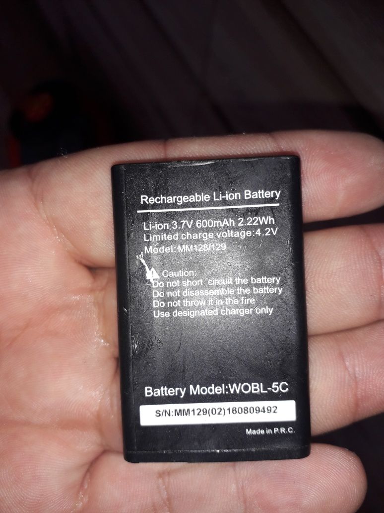 Bateria maccom Model WOBL-5C