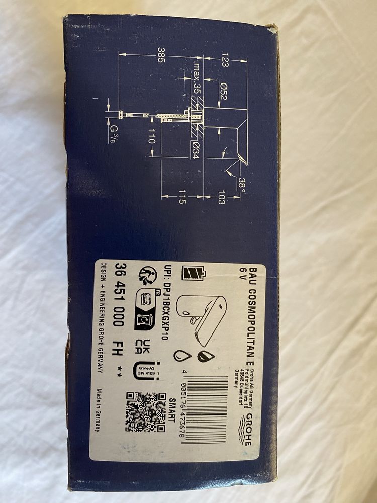 Змішувач для раковини Grohe Bau Cosmopolitan E 36 451 000