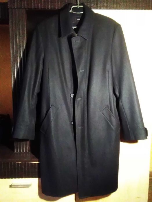 Пальто мужское драповое длинное