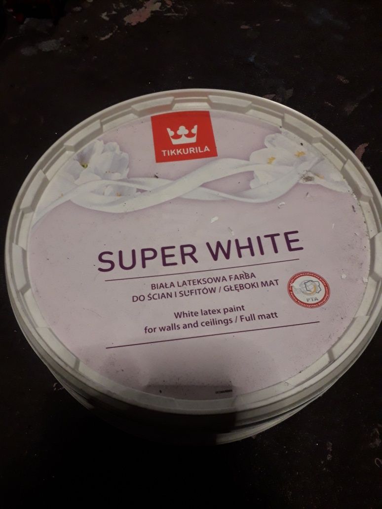 Farba super White Tikurilla  10 L