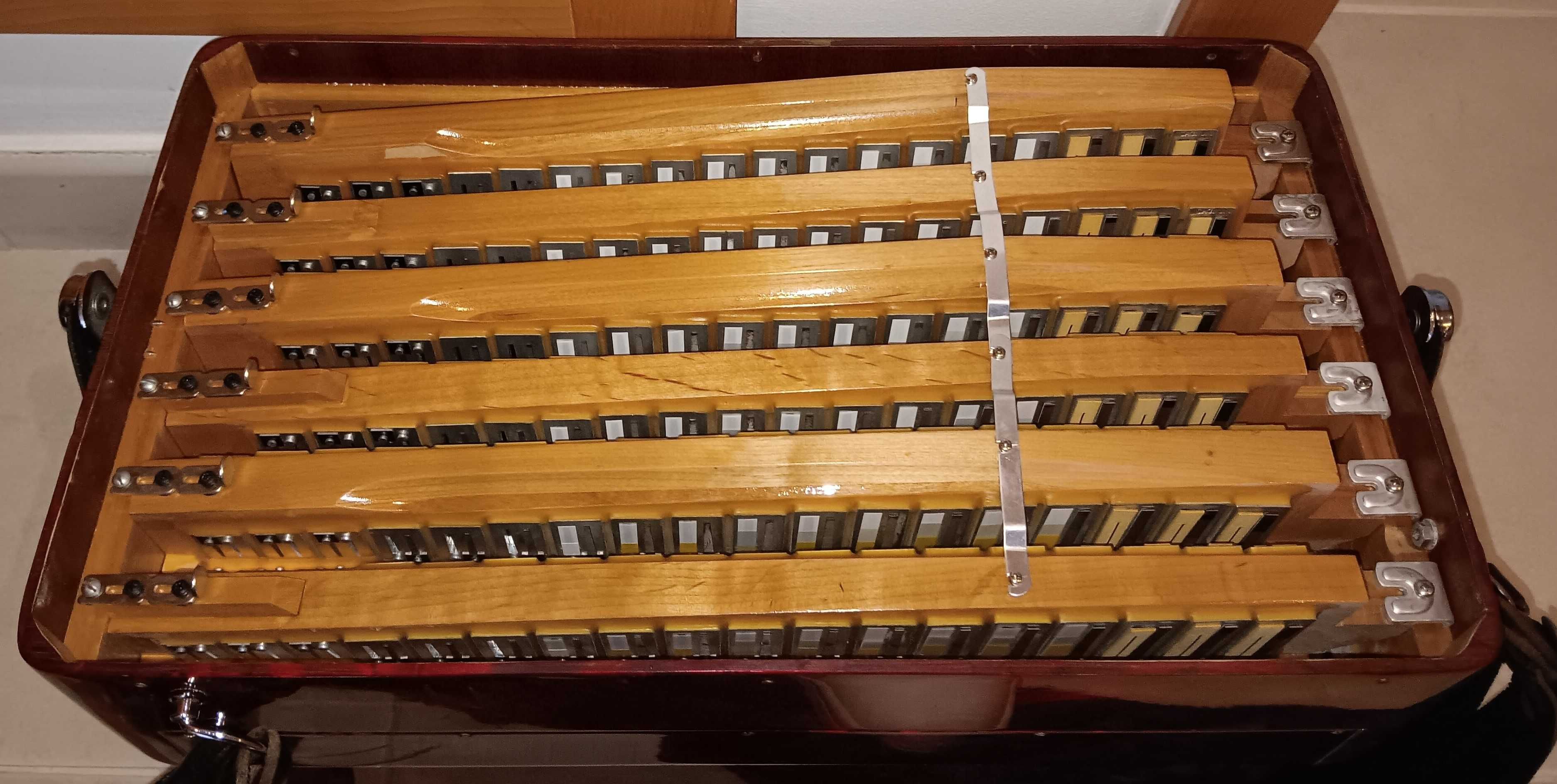 Acordeão/Acordeon Dino Baffetti - 4ª Voz, 5 Filas e 120 Baixos