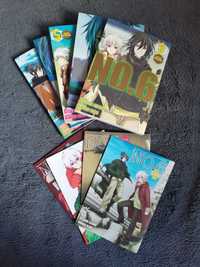 Manga No.6 tomy edycji specjalnej z bookletami. Stan idealny