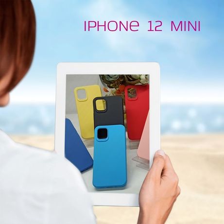 Capa Silky Soft touch iPhone 12 Mini -Div. Cores-Nova-24h