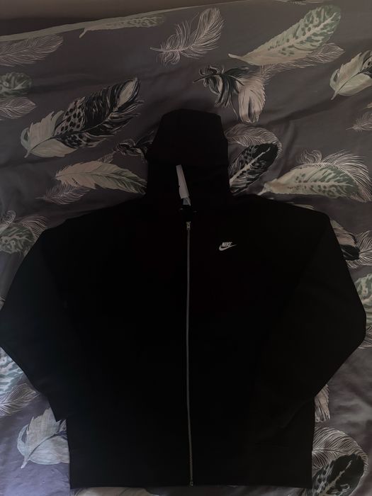 Czarna dzianinowa bluza nike