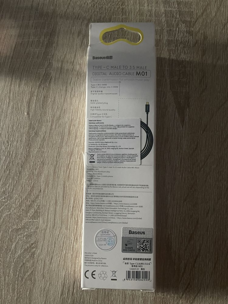 Kabel USB-C do MiniJack