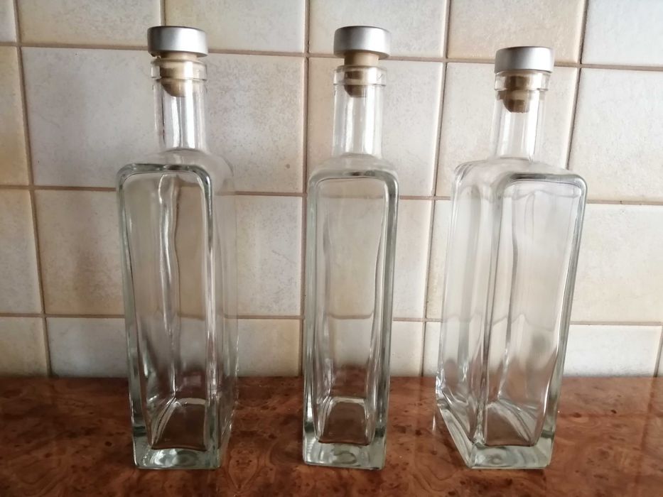 Butelki szklane z korkiem 500ml 6szt