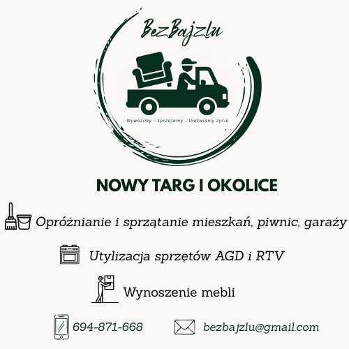 Wywóz Mebli, Gabarytów, Opróżnianie pomieszczeń