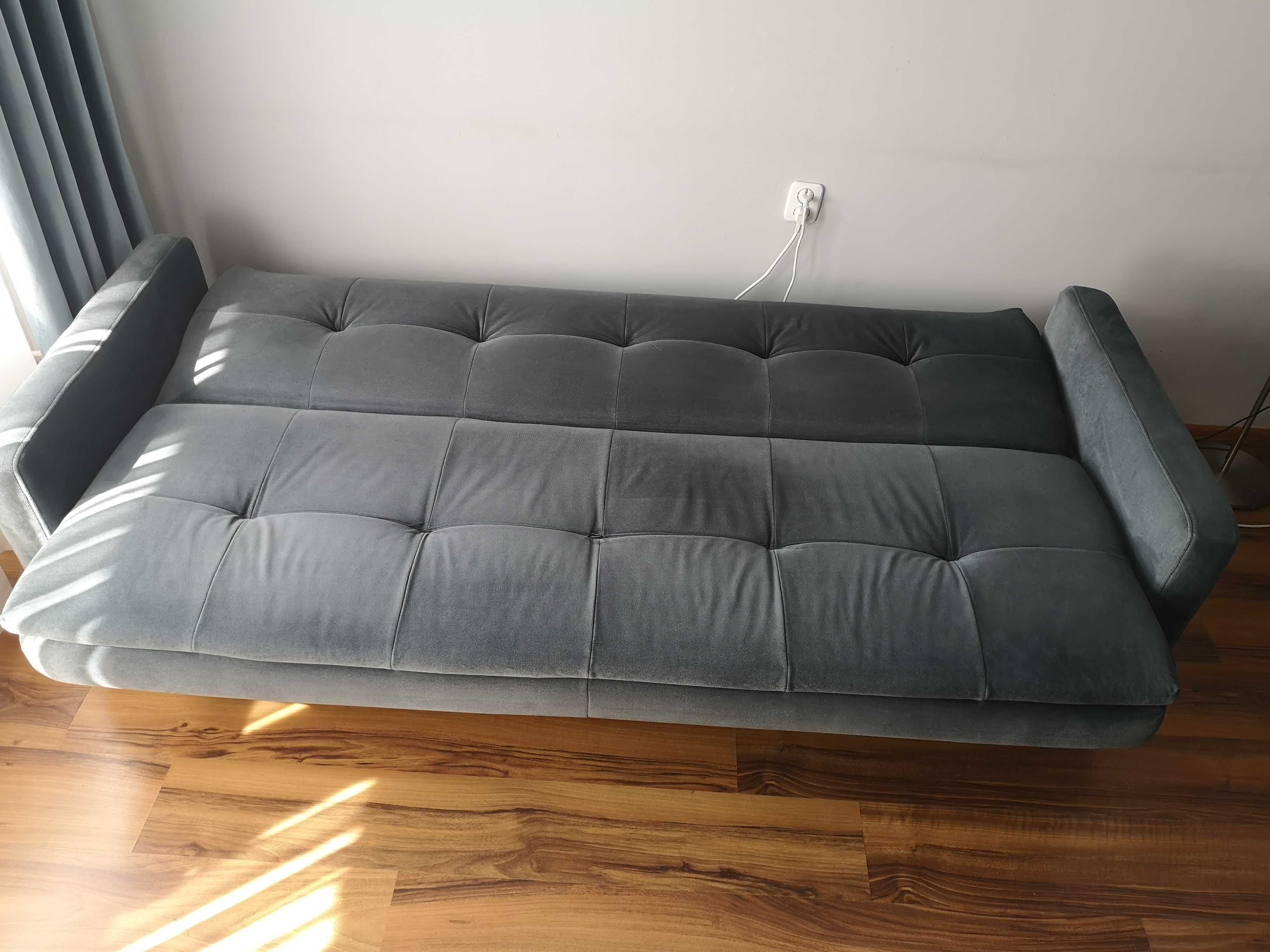 Wersalka/ kanapa/ sofa z funkcją spania + pojemnik na pościel + puf