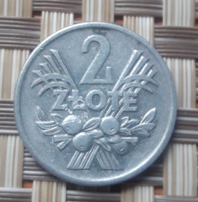 moneta 2 złote aluminium 1960r.