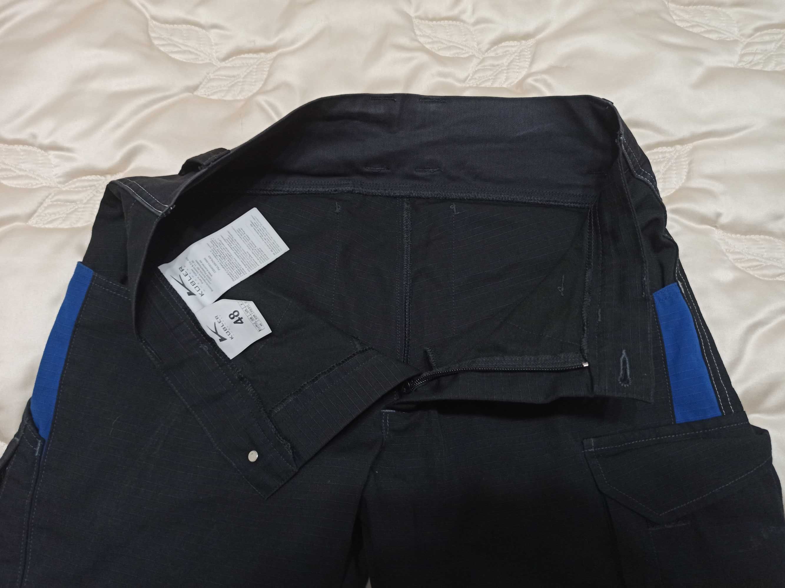 Męskie spodnie robocze Kubler r.  48 Cordura jak nowe nie Strauss