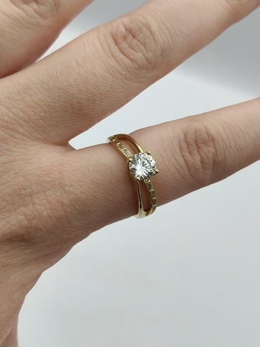 Złoty Pierścionek R.15 Pr.585 Nowy Zapraszamy