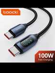 Kabel USB C USB C 6A 100W supervooc