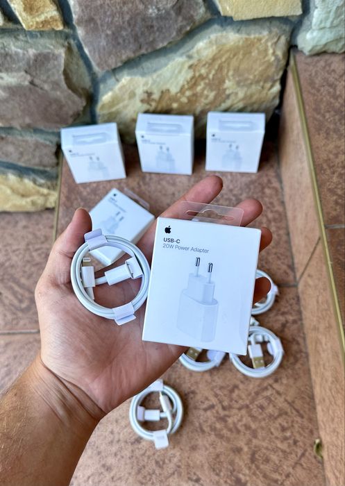 Шнур Lighting - Type C / Usb - Лайтінг / Блочок 20W / Туре С Айфон