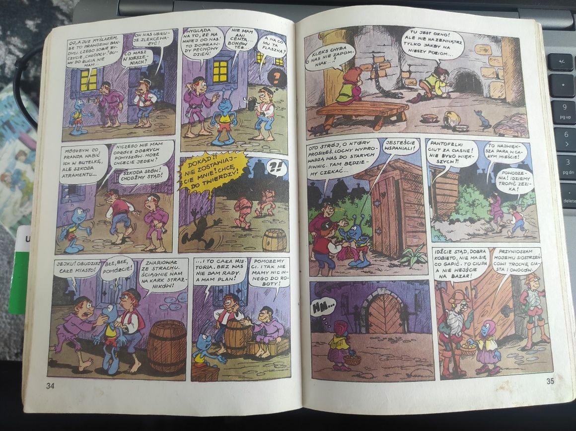 Komiks PRL Porwanie księżniczki. 1988