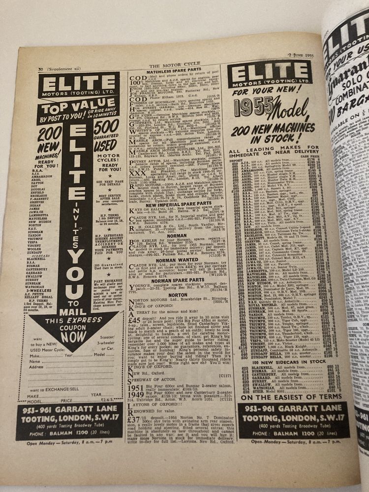 The Motor Cycle 2 June 1955