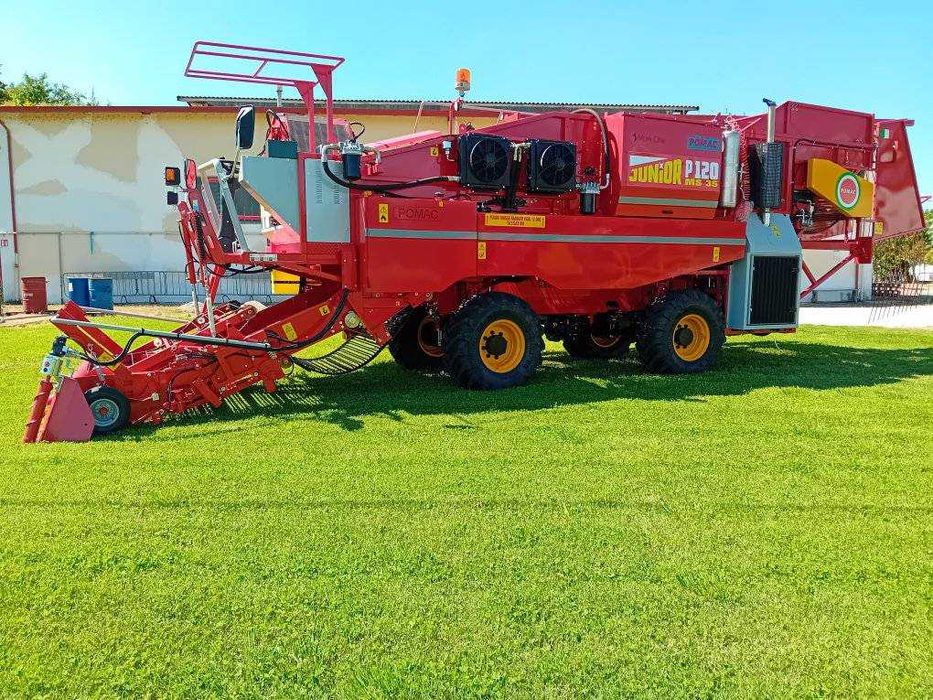 kombajn pomidorowy POMAC serii JUNIOR dla małych plantatorów