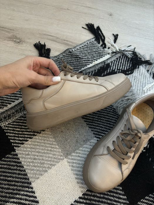 Кеди із натуральної шкіри